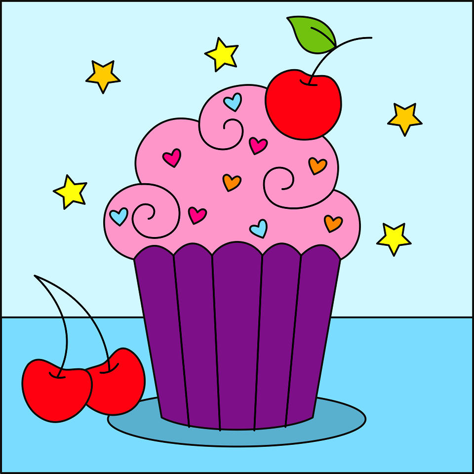 Cake. Free illustration for personal and commercial use.