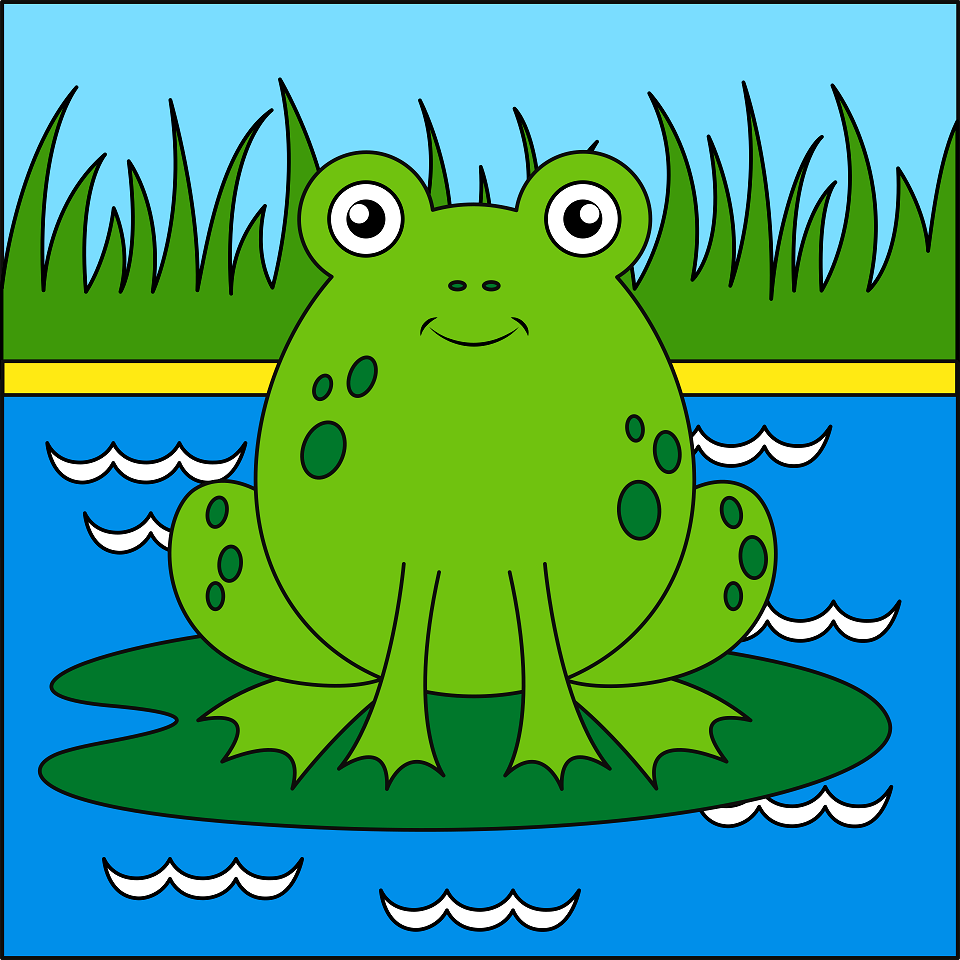 Frog. Free illustration for personal and commercial use.