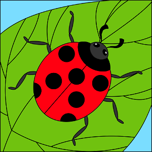 Ladybug. Free illustration for personal and commercial use.