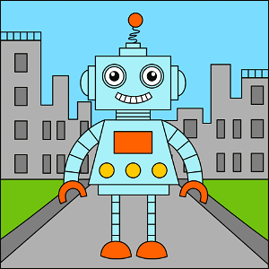 Robot. Free illustration for personal and commercial use.