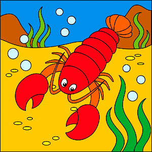Lobster. Free illustration for personal and commercial use.