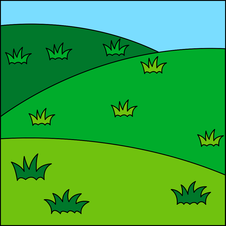 Meadow background. Free illustration for personal and commercial use.