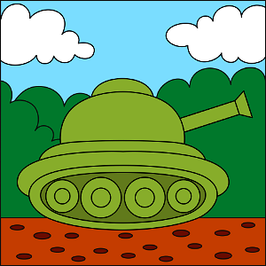 Tank. Free illustration for personal and commercial use.