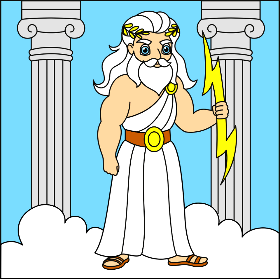 Zeus. Free illustration for personal and commercial use.