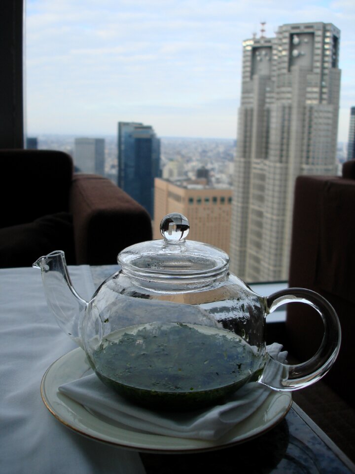 Balcony morning relaxation