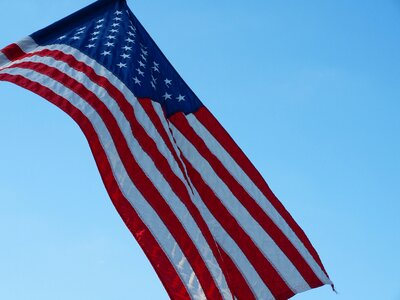 Patriotic american photo