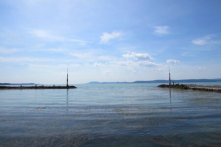 Water balaton hungary photo