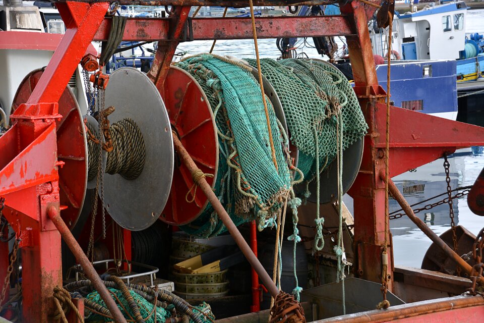 Sea fisherman port photo