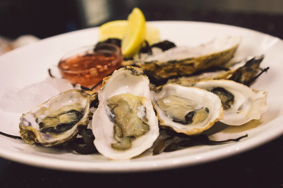Gourmet seafood dish