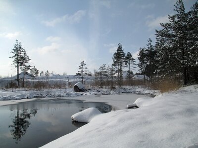 Lake white cold