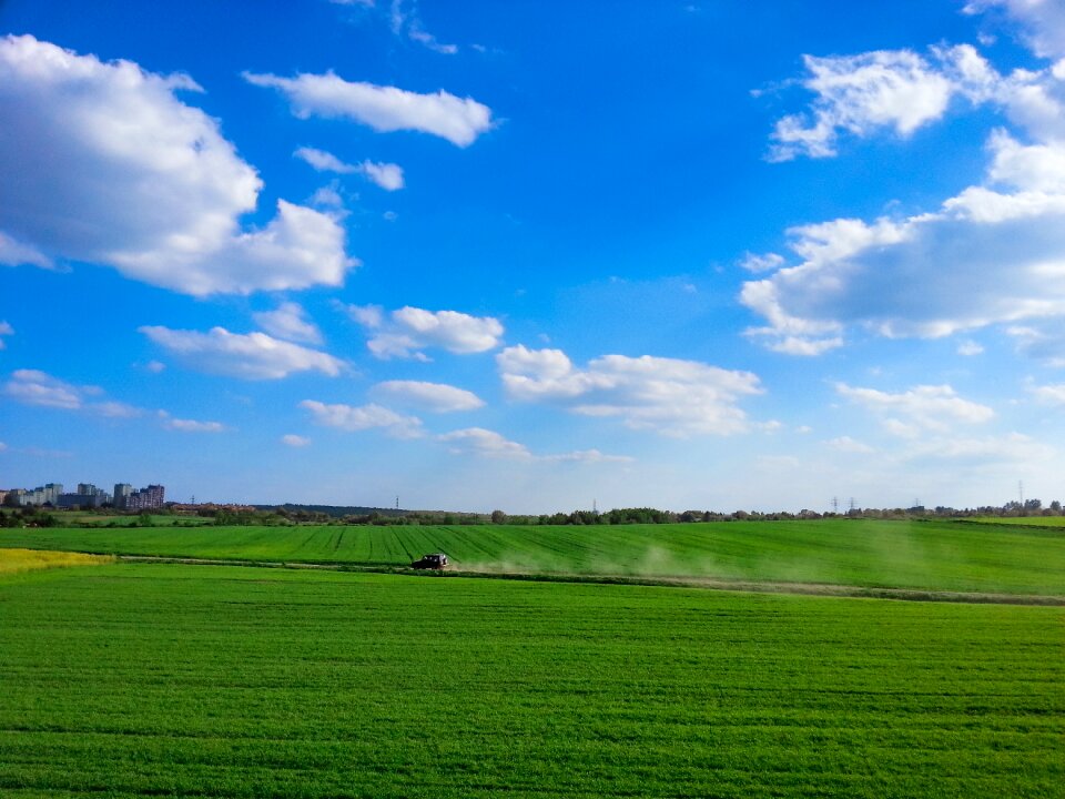 Landscape sky spring