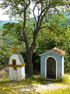 Tombstone burial monument photo