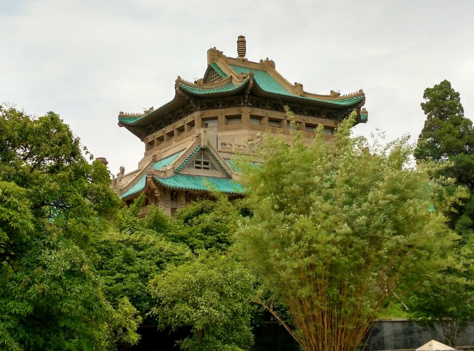 Wuhan university cherry top the old library