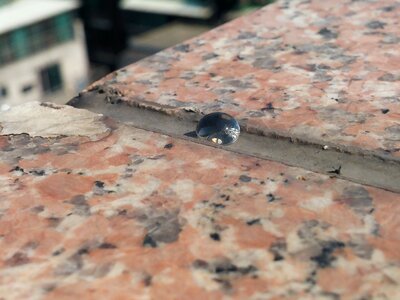 Water drops summer marble