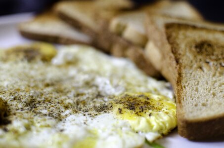 Bread morning toasted