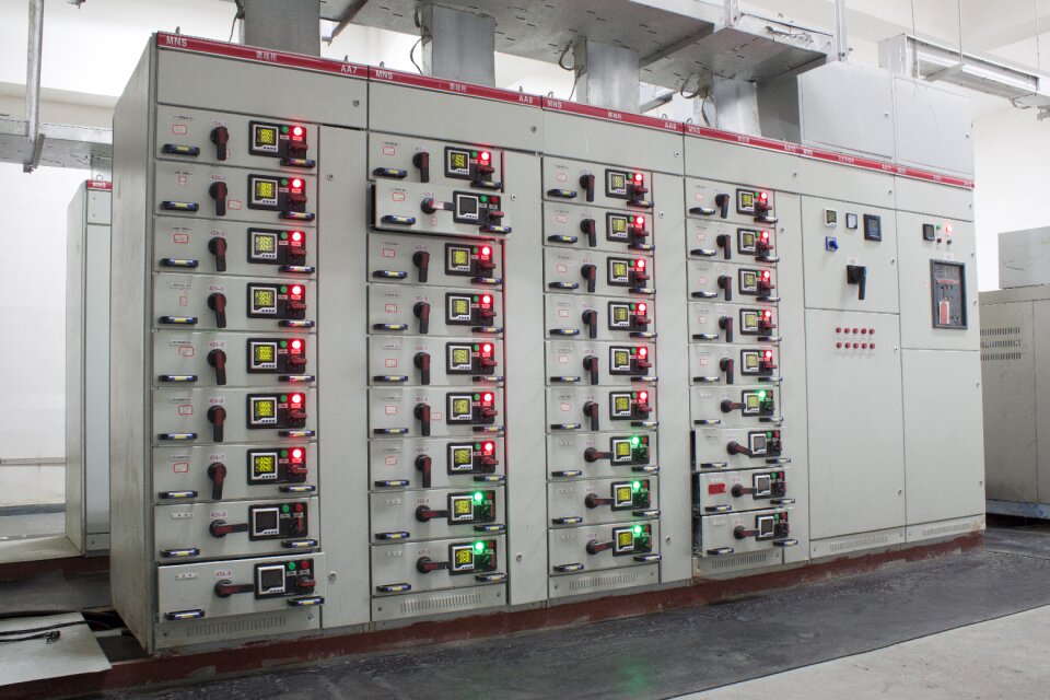Distribution room power meter switch cabinet