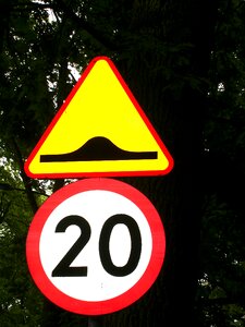 Road sign prohibition signs warning signs