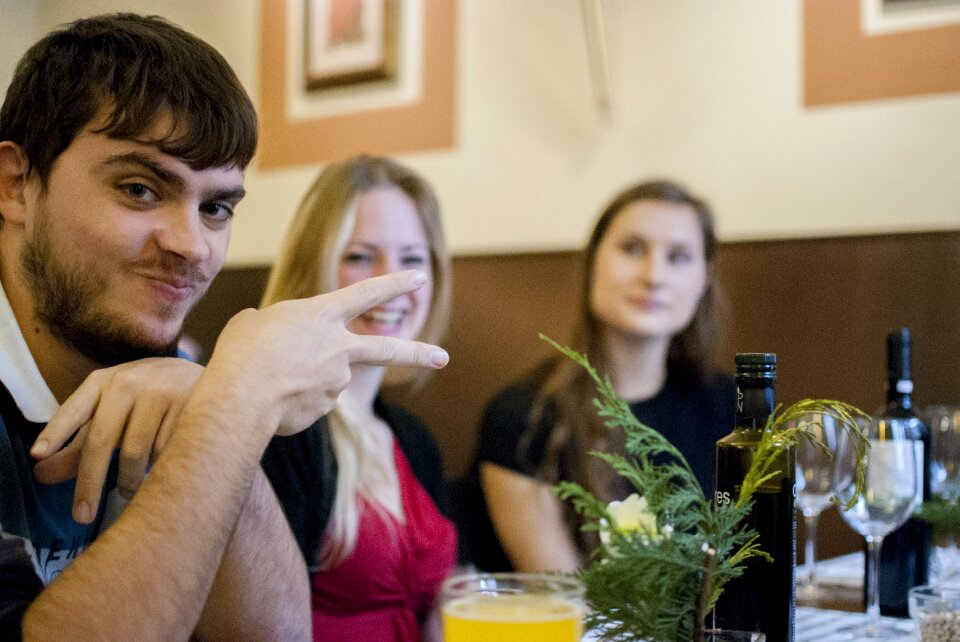 Language school team interns