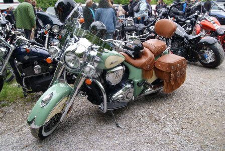 Indian motorcycle locomotion photo