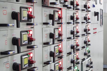 Distribution room power meter switch cabinet