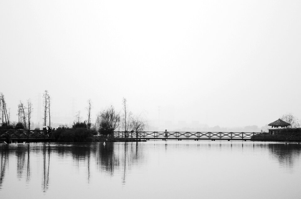 The scenery canton ink