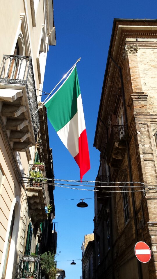 Flag country travel