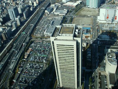 Skyscraper japan city view