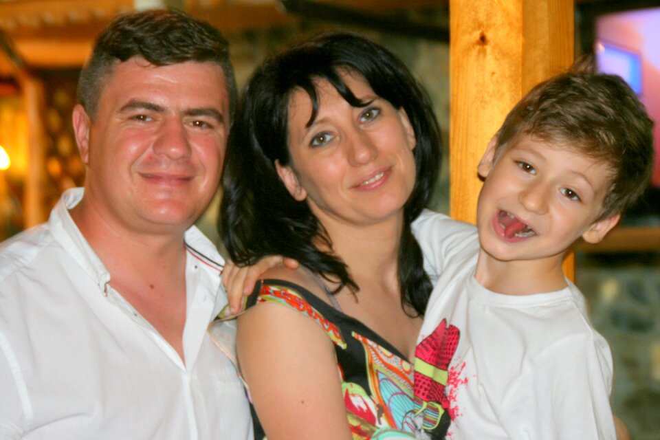 Smile happiness parents