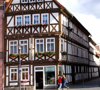 Historic center historically fachwerkhäuser