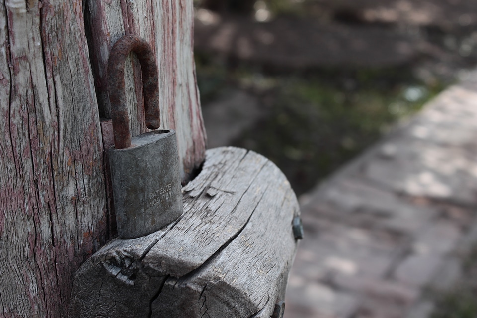 Padlocks security wood
