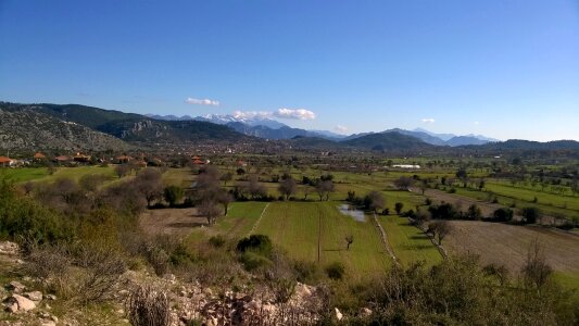 Village field winter