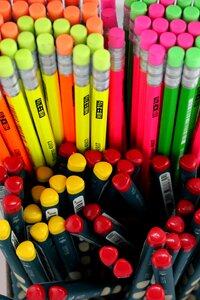 School child drawing