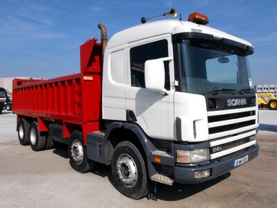 Delivery lorry machine photo