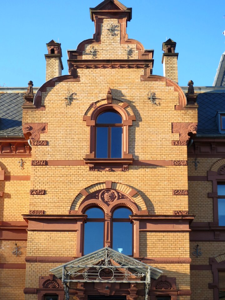 Facade old traditional