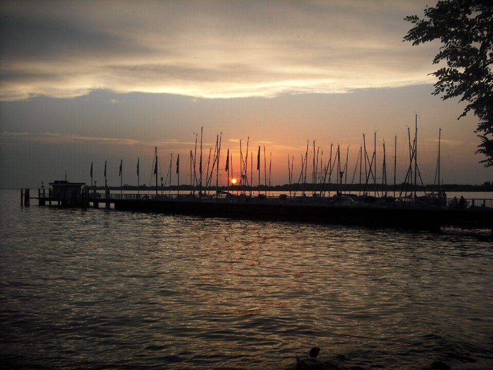 Bavaria afterglow sunset