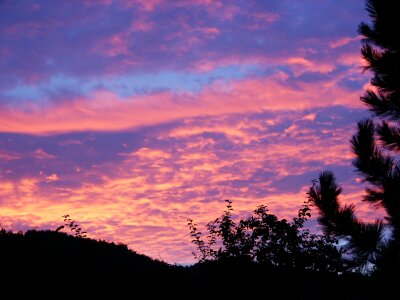 Abendstimmung clouds sky photo