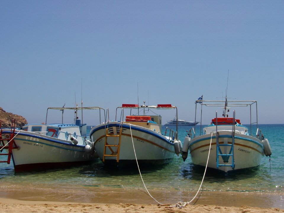 Blue beach sea photo