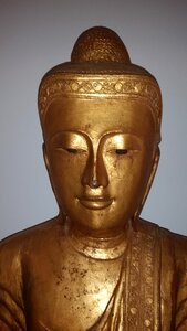 Zen buddha brown buddha