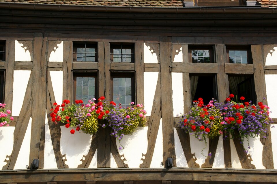 Timber framing traditional old