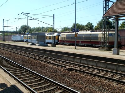 Railway transport rail photo