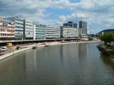 Saar berliner promenade river photo