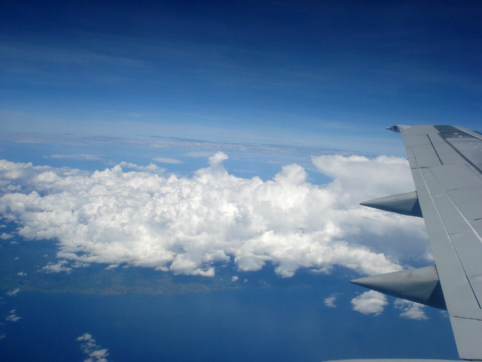 Plane travel trip