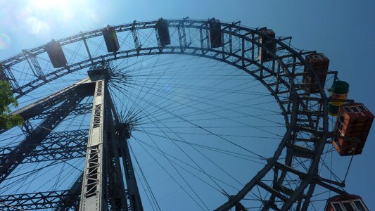 Vienna ferris wheel funfair photo