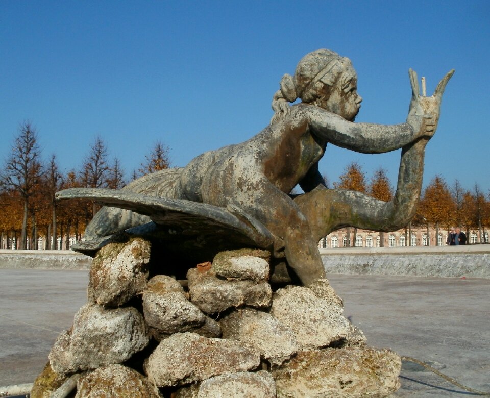 Fountain arionbrunnen schwetzingen