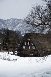 Japanese style travel winter photo