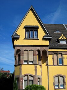 House gable pediment photo