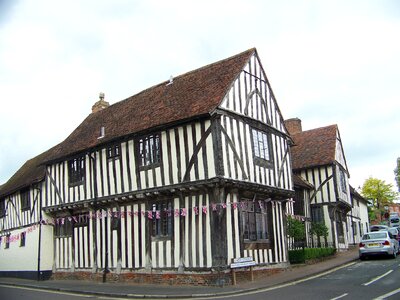 Old half-timbered town photo
