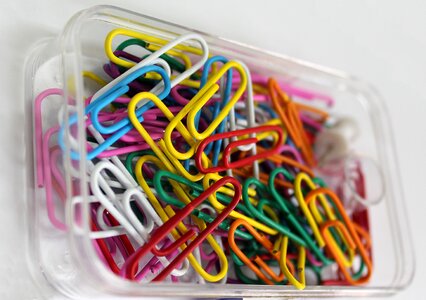 Note paperclip equipment photo