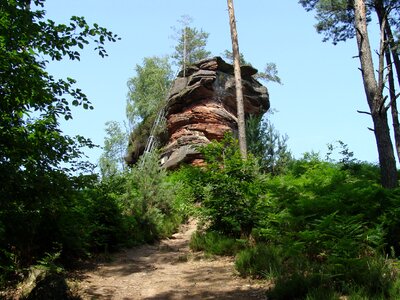 Formation climbing sandstone photo