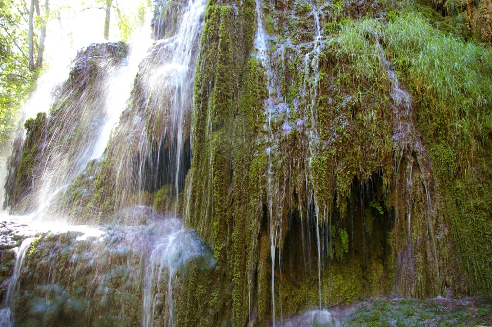 River fall stone monastery